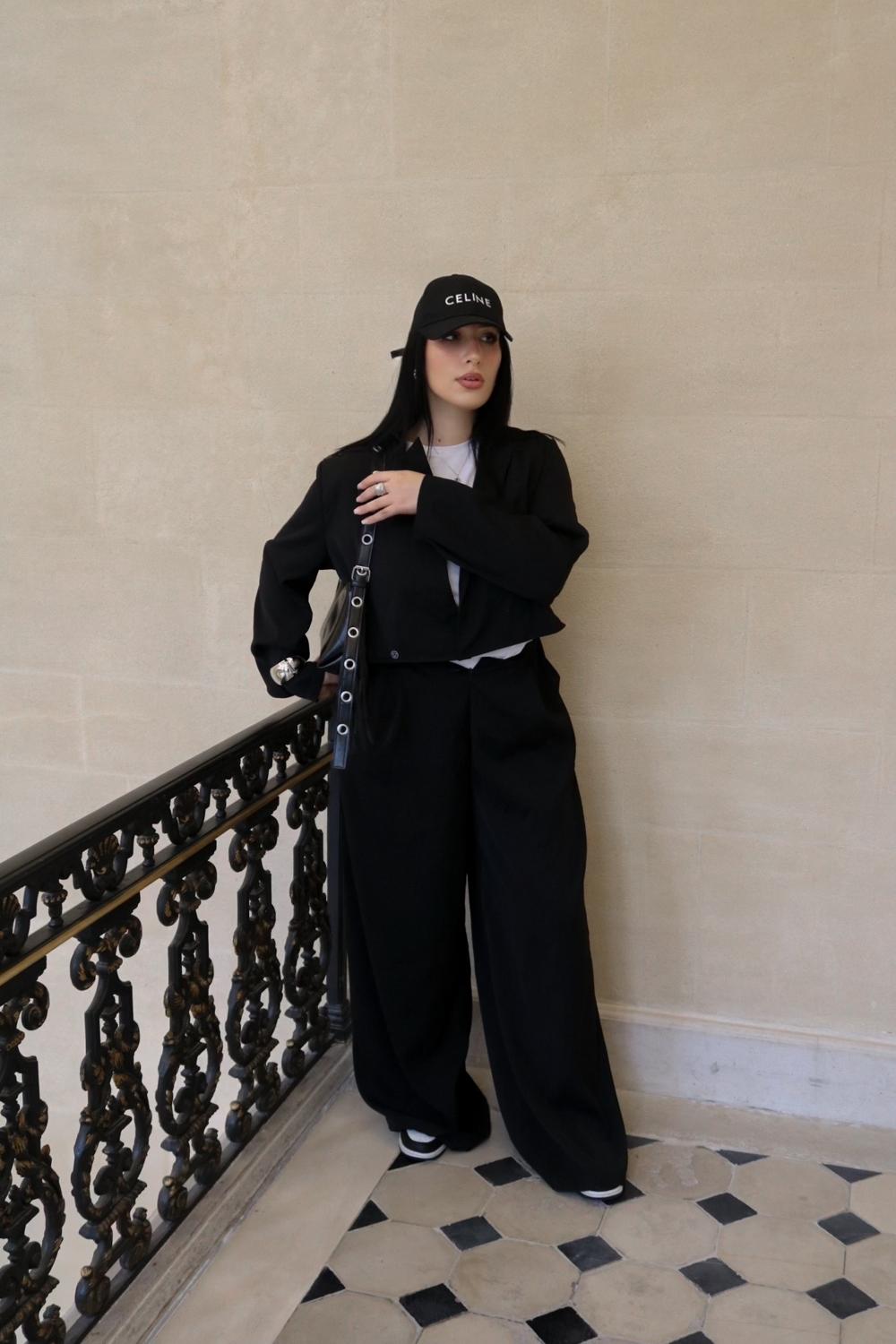 Post featuring Combinaison blazer à jambes larges