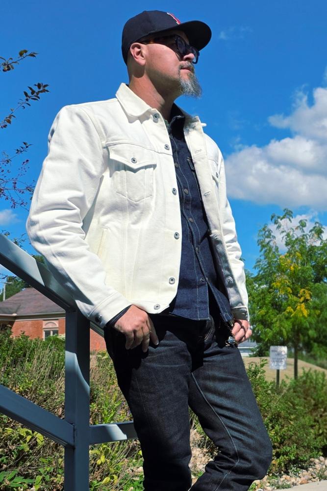 chainstitched's review for 21oz Selvedge Denim Modified Type III Jacket - White
