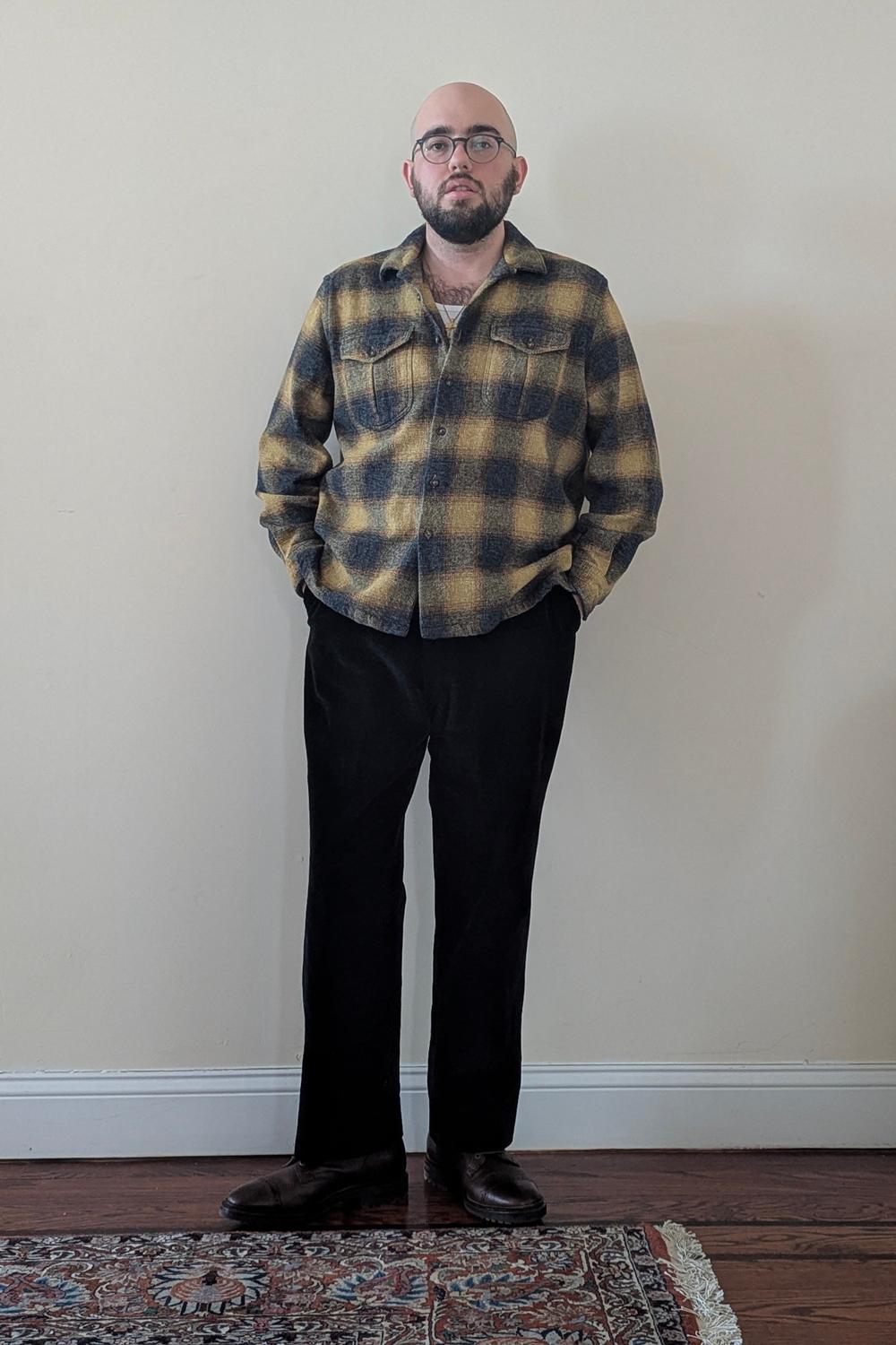 Post featuring Men's Suede Harrington Jacket in Navy
