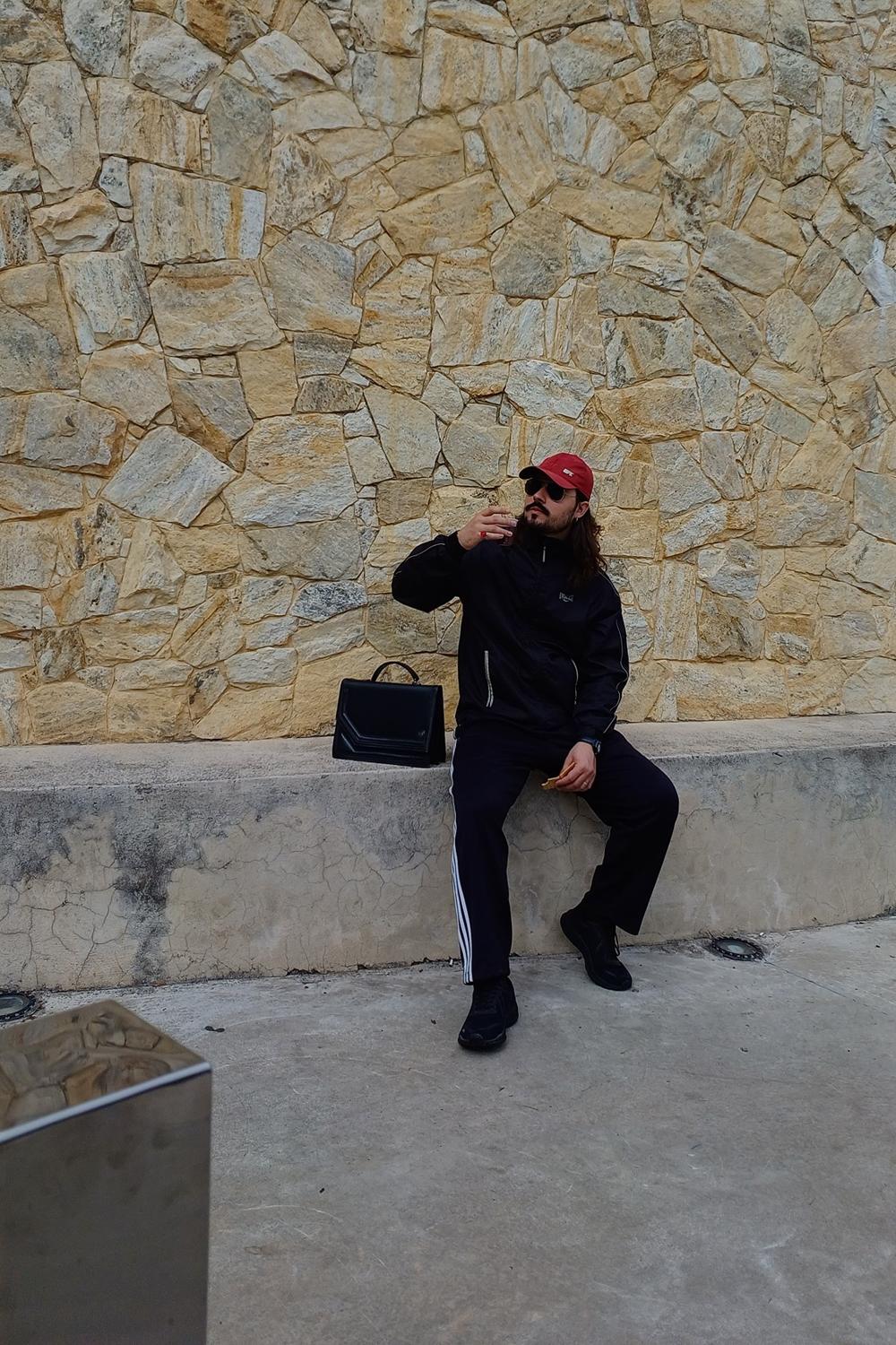 Post featuring EVERLAST OVERSIZED TRACK SUIT JACKET - Black