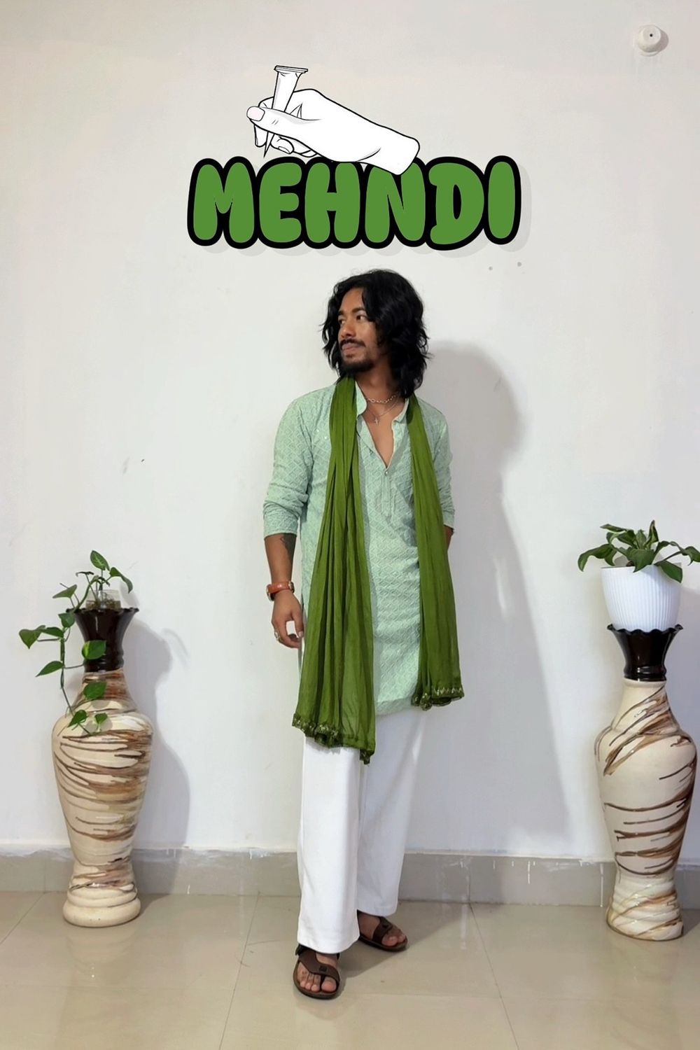 Post featuring Stradivarius wide leg linen trousers in white