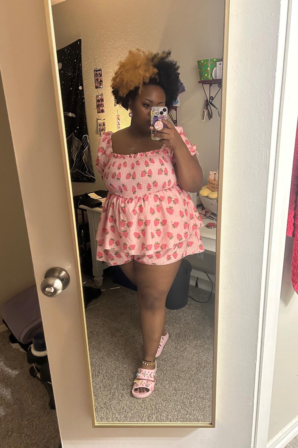 Post featuring Gold Purple Acrylic Flower Hoop Earrings