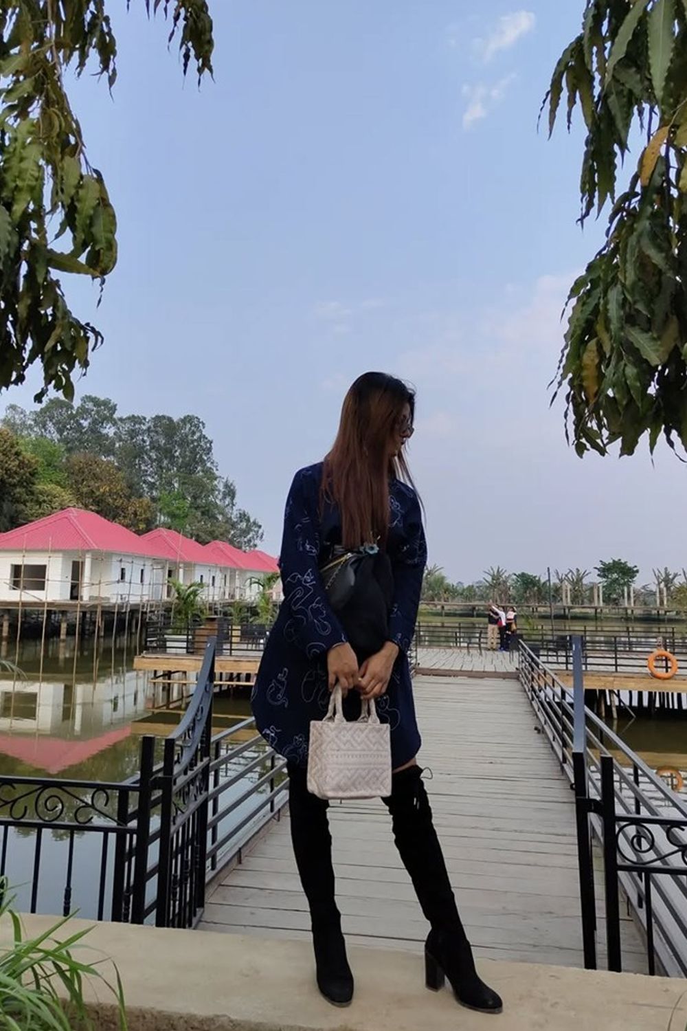 Post featuring Iris Black Cotton Waspie Belt with Zip Front