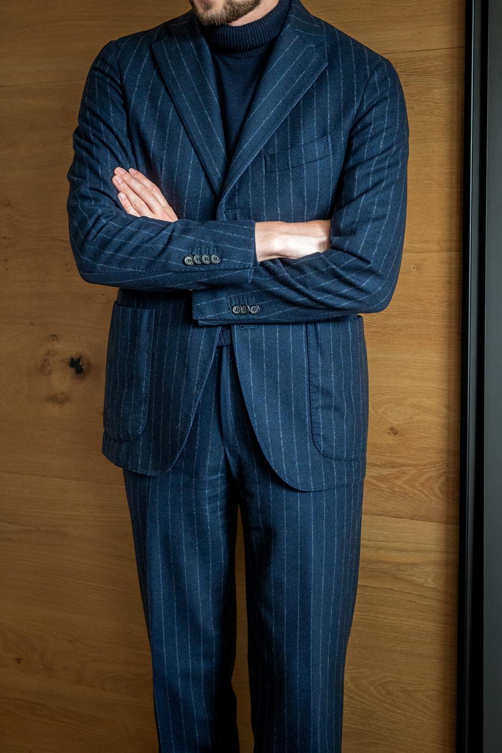 Post featuring Navy Merino Turtleneck