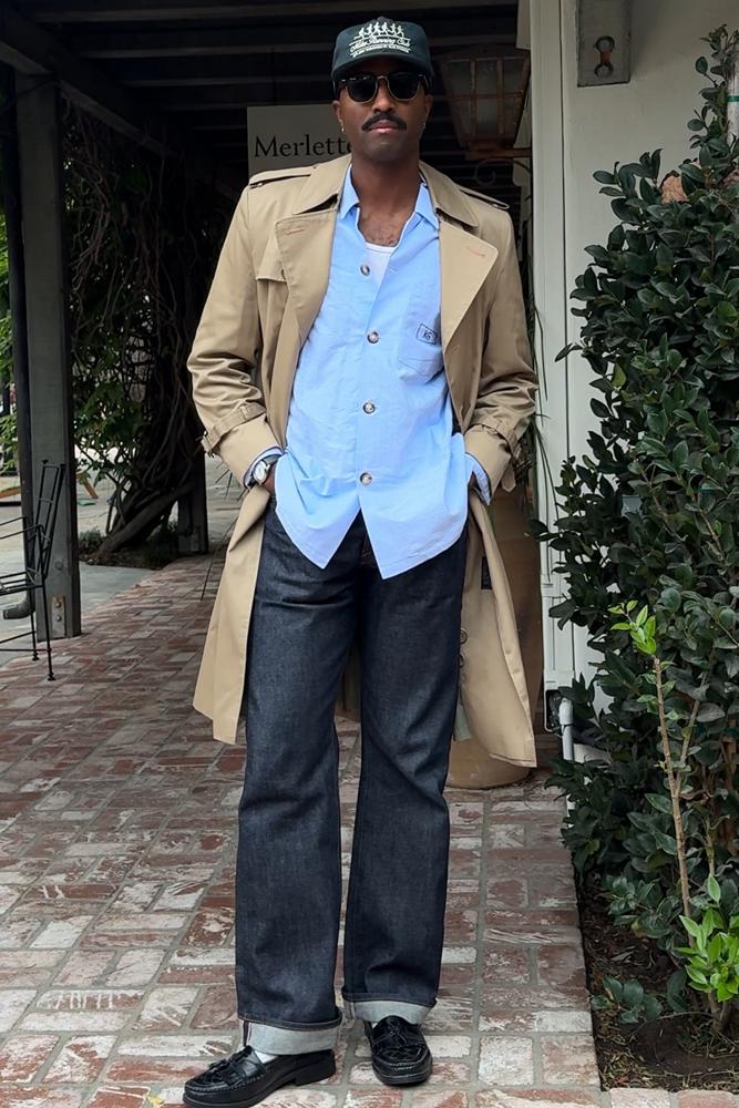 justinlammar's fit featuring Indigofera, Polo by Ralph Lauren, Ray-Ban, Deer Stags, Kennedy Gray