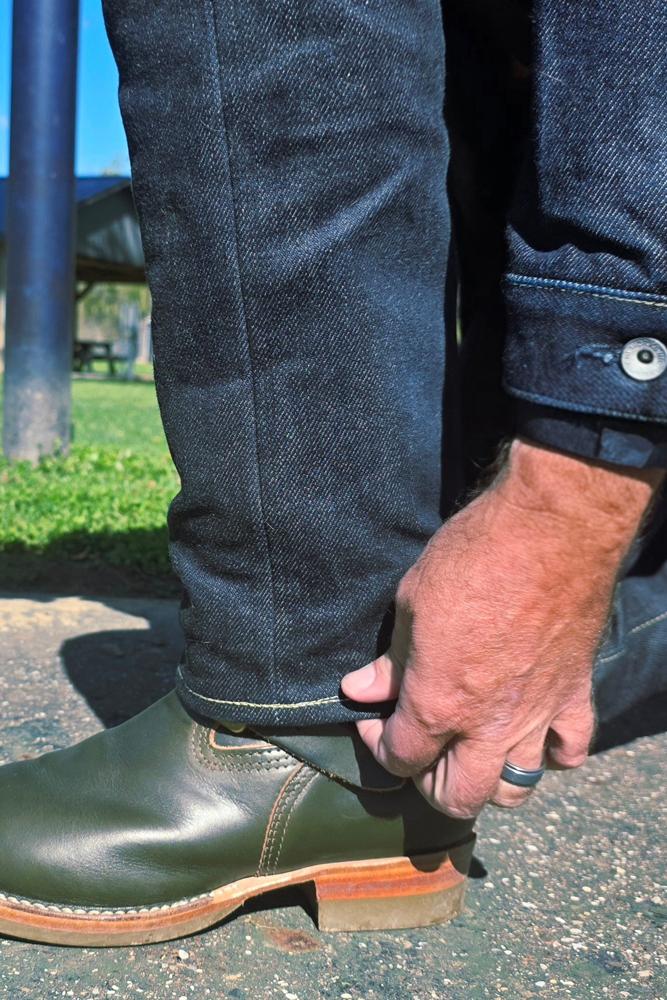 chainstitched's fit featuring Iron Heart, Indigofera, ROTOTO, Wesco Boots | [object Object]