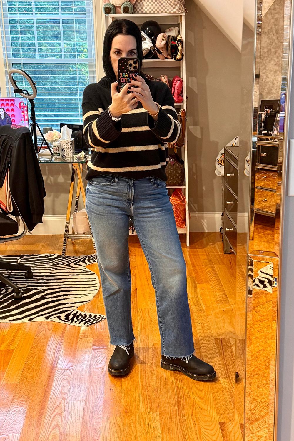 Post featuring Relaxed Cashmere Turtleneck Sweater