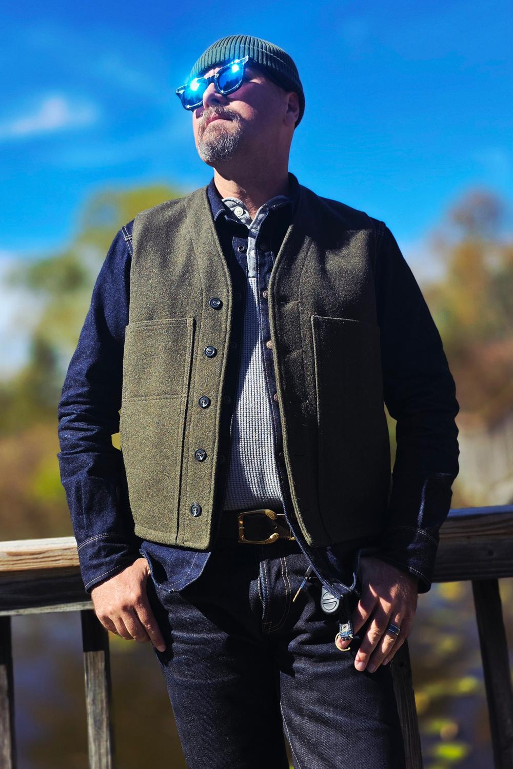 Post featuring Mackinaw Wool Vest - Forest Green