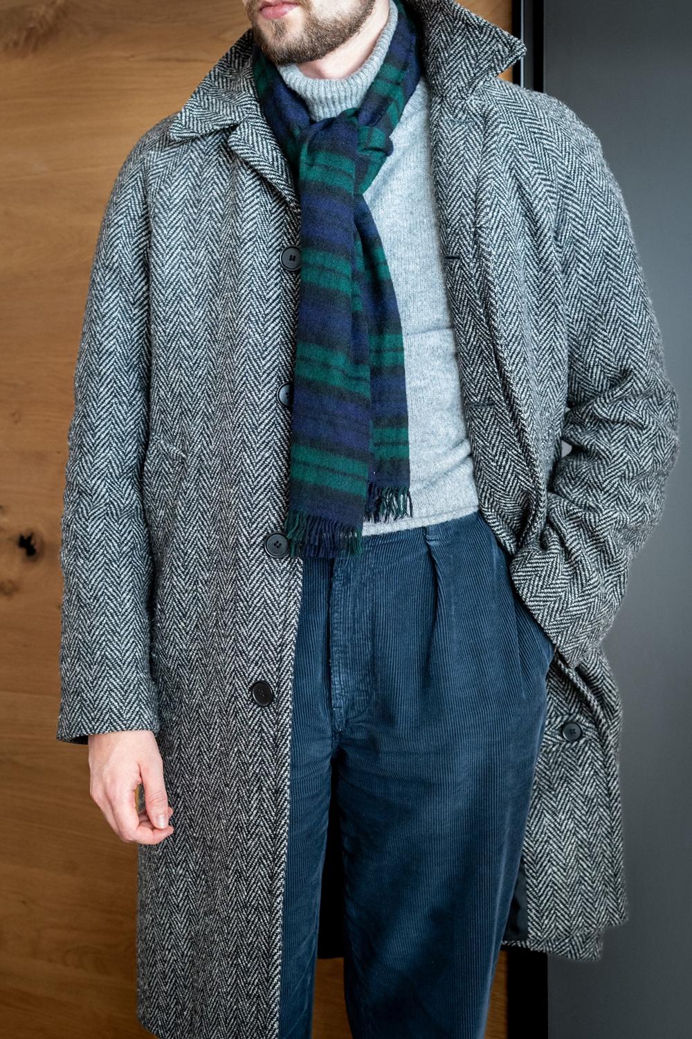 Post featuring Lambswool Roll Neck Sweater - Navy