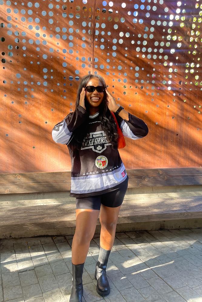 OnTheDailyWithBaylie's fit featuring 40s & Shorties, Steve Madden | [object Object]