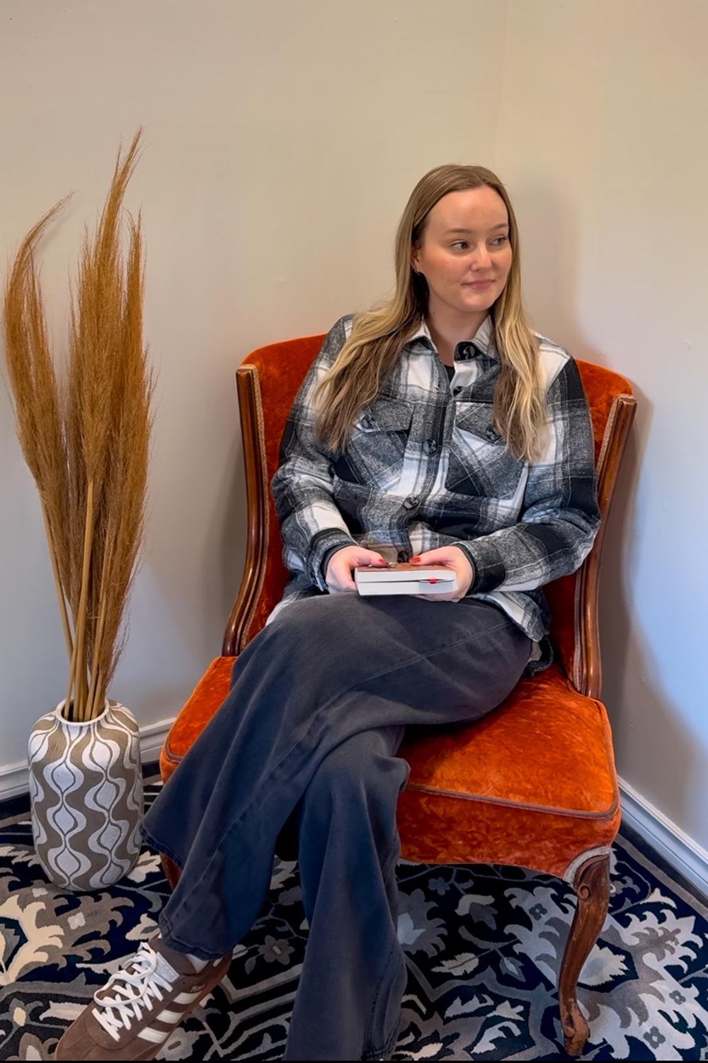 Post featuring Women's Plaid Shacket With Fur Lining