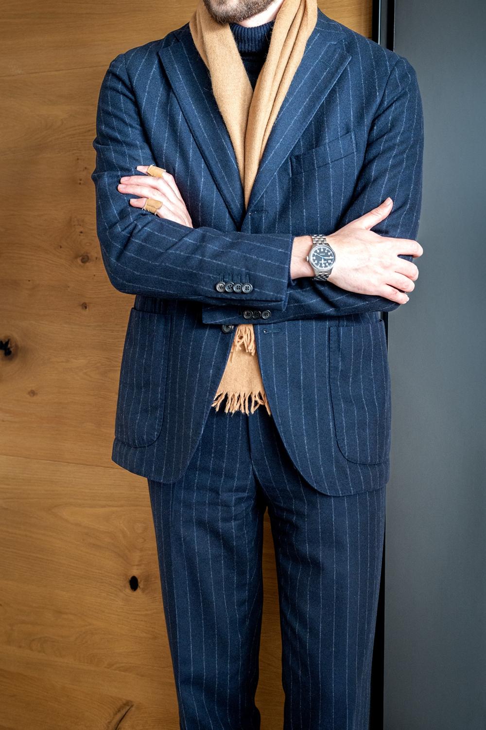 Post featuring Navy Merino Turtleneck