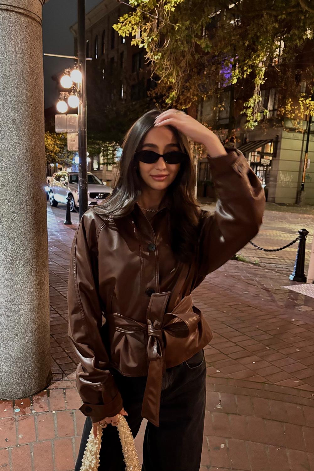 Post featuring Veda Jaden Cropped Trench