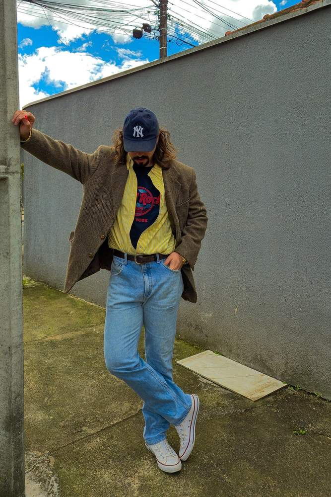 Lukepeder's fit featuring Hard Rock Cafe, Ray-Ban