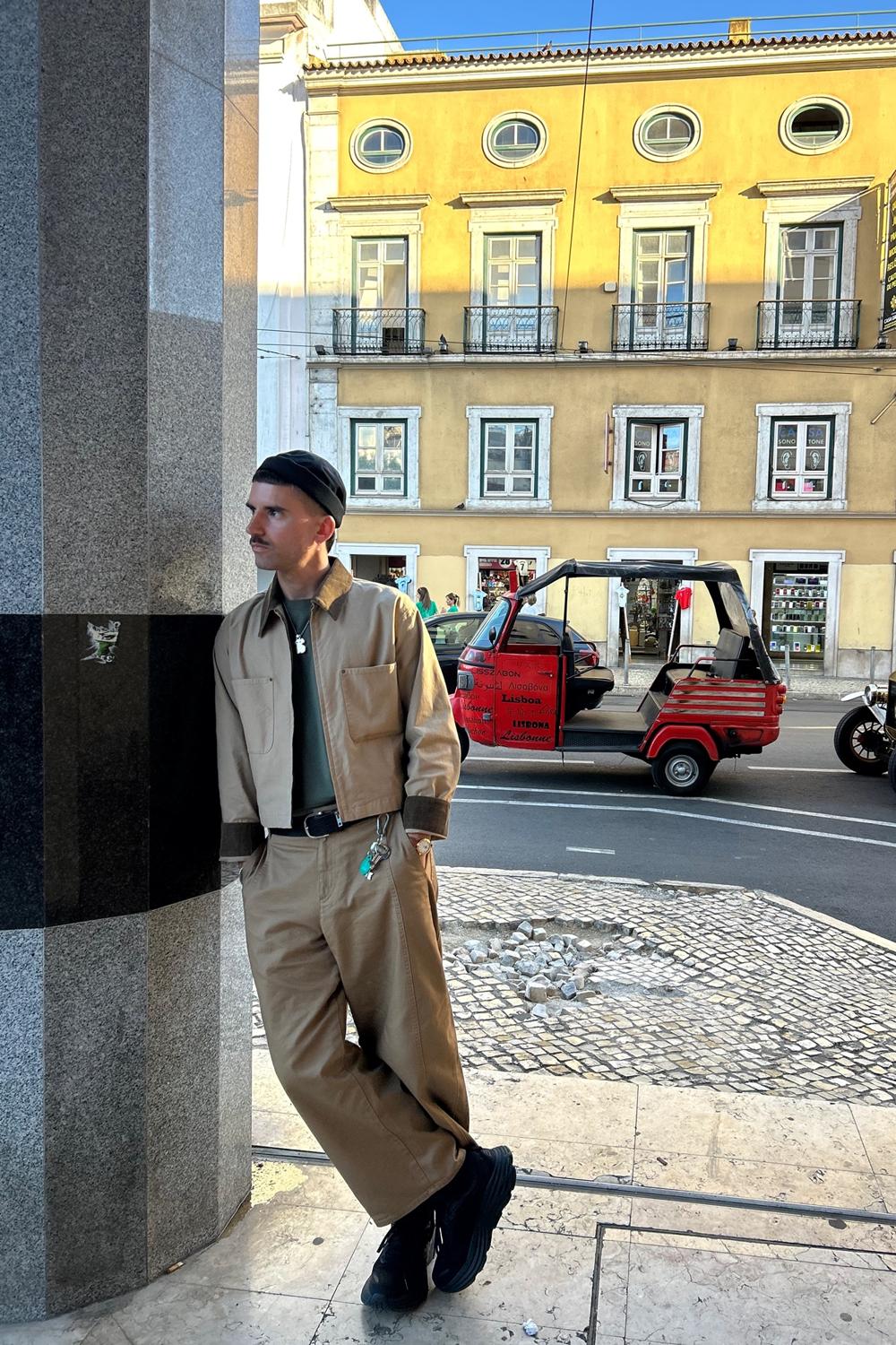 Post featuring Uniqlo - Zip-up Short Jacket - Natural - XS