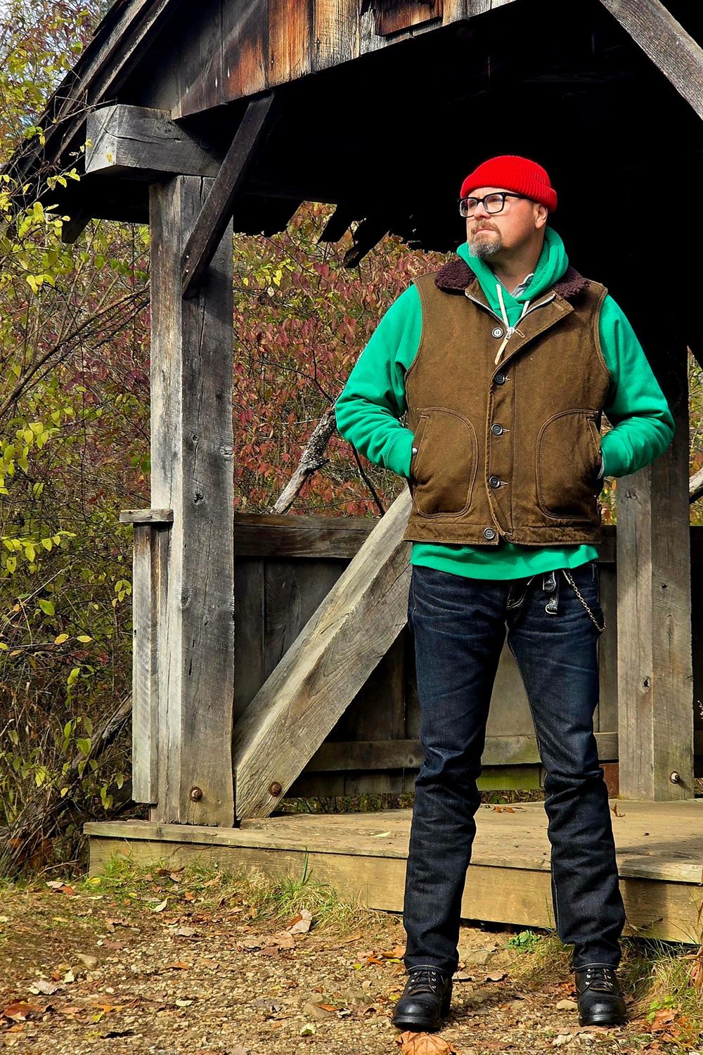 Post featuring 25oz Selvedge Denim Slim Cut Jeans - Indigo