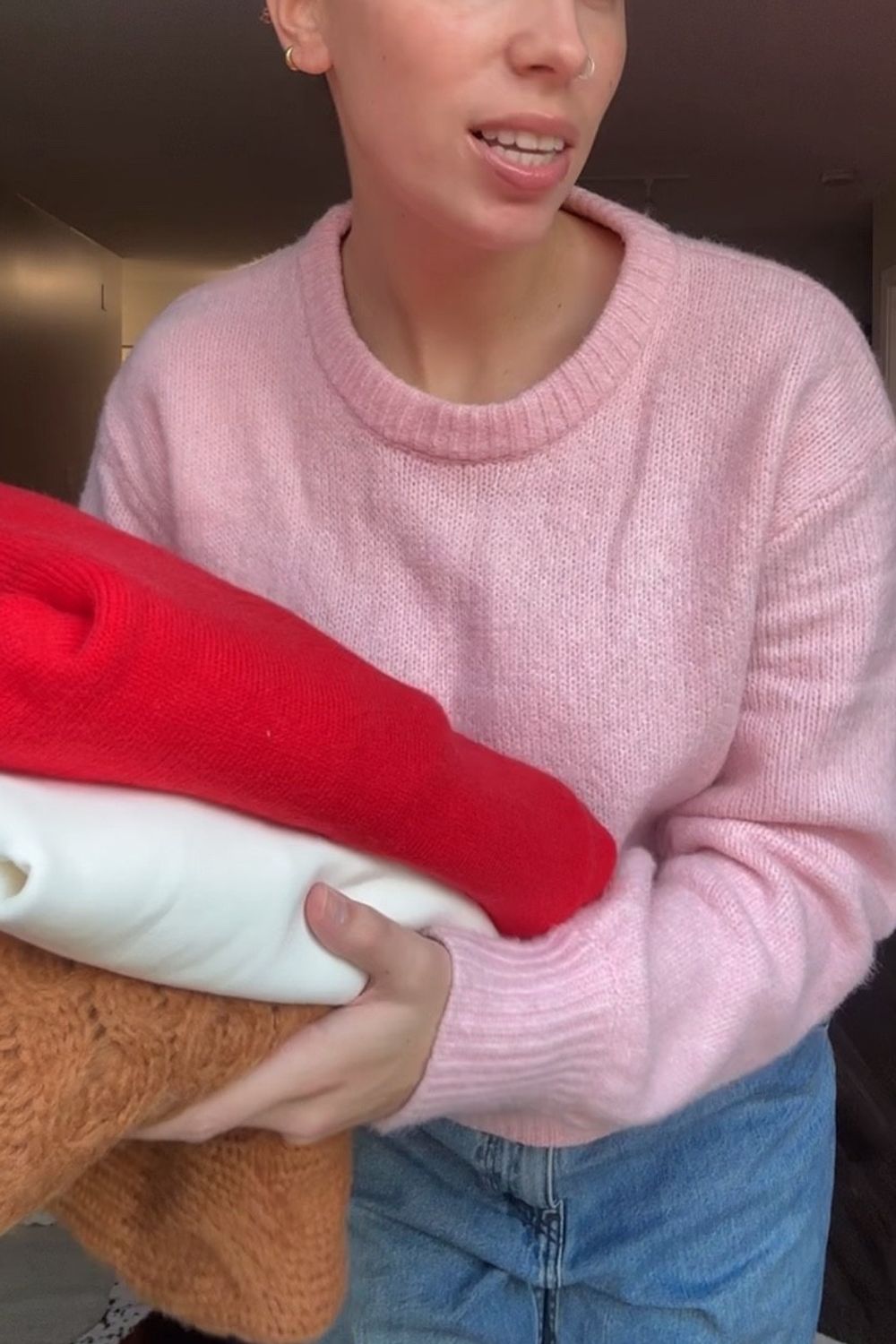 Post featuring Wool Blend Crew Neck Sweater