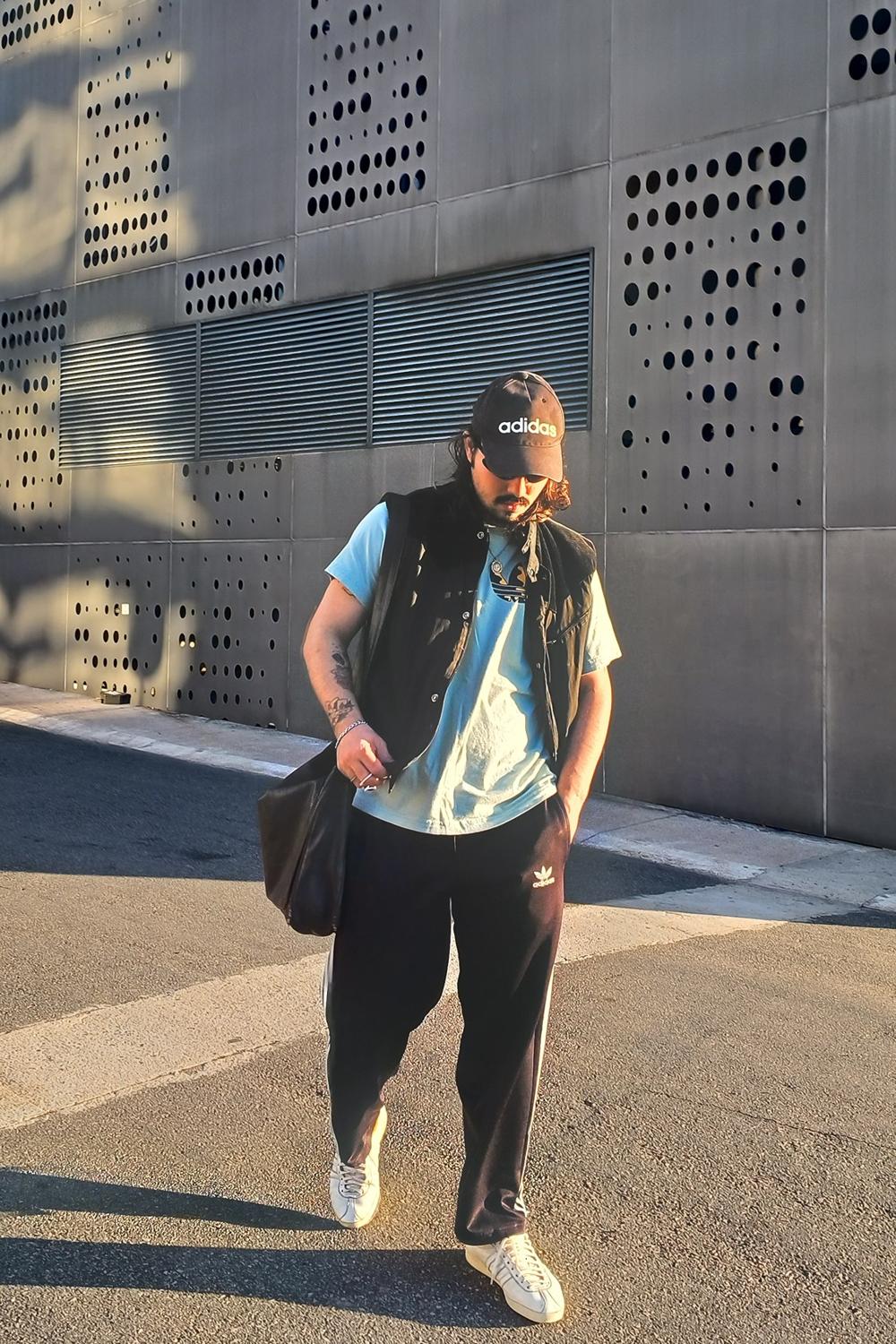 Post featuring Adicolor Satin Wide Leg Track Pants Black 12 - Womens Originals Pants