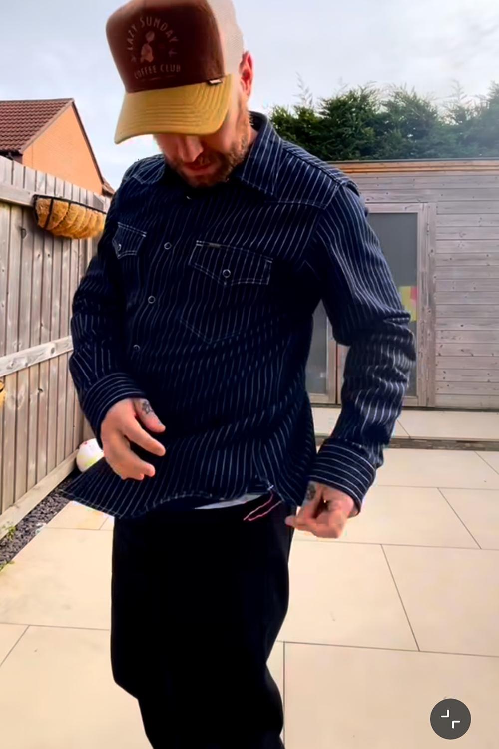 Post featuring 12oz Wabash Western Shirt - Indigo