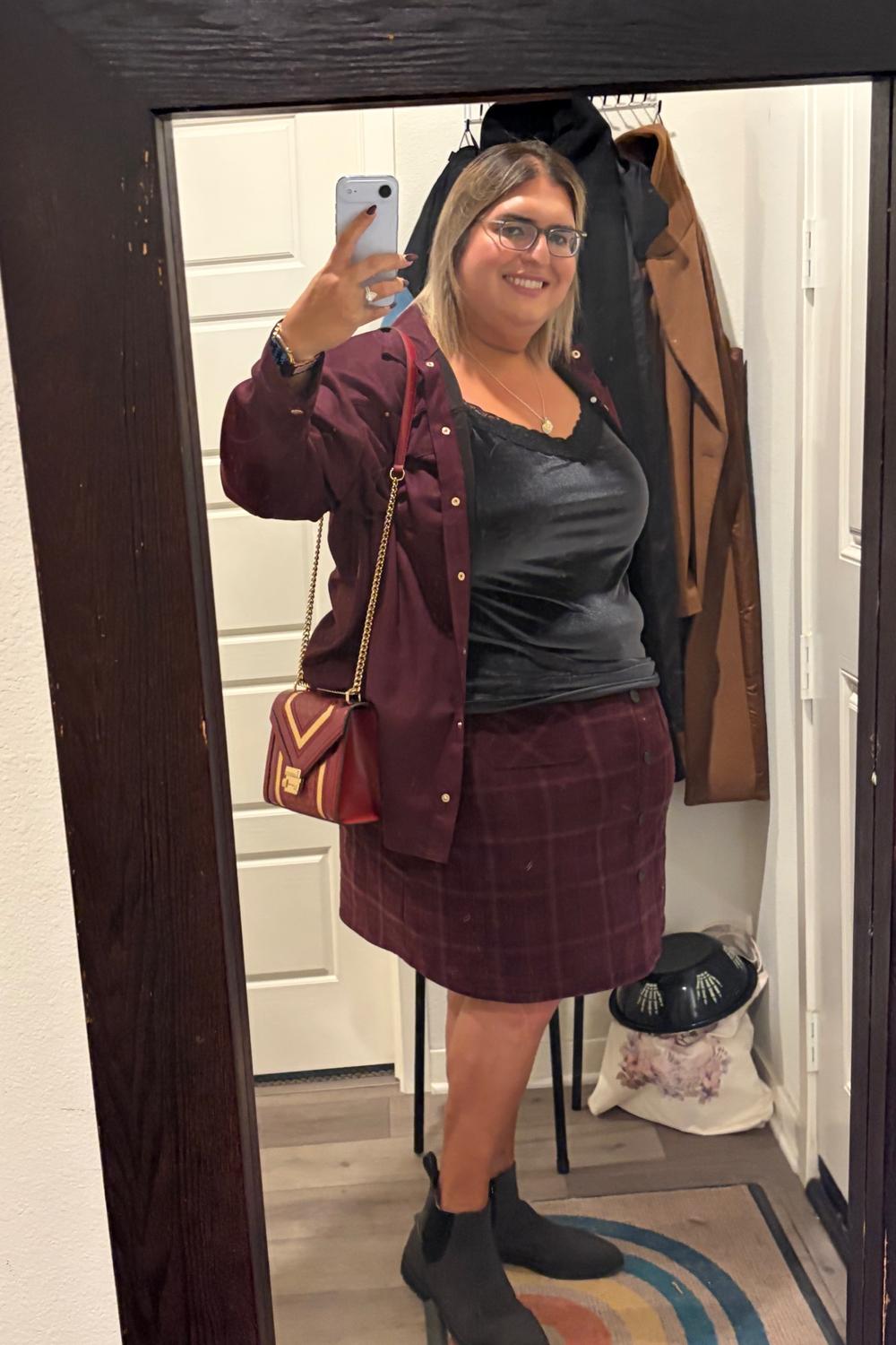 Post featuring Whitney Medium Signature Logo and Metallic Shoulder Bag