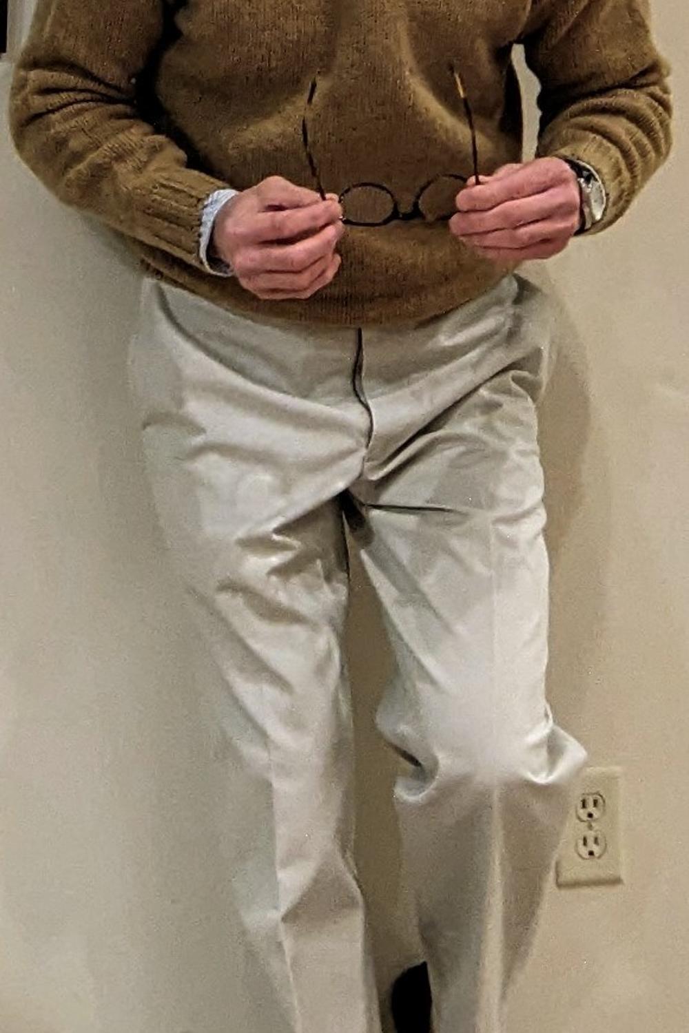 Post featuring BLUE/WHITE OXFORD DRESS SHIRT WITH FLAP POCKET - CLASSIC FIT