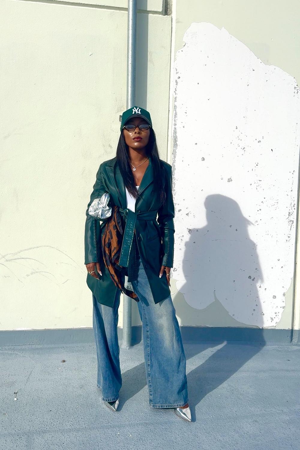 Post featuring New Era New York Yankees 'Evergreen' 9FORTY A-Frame Snapback Dark Green