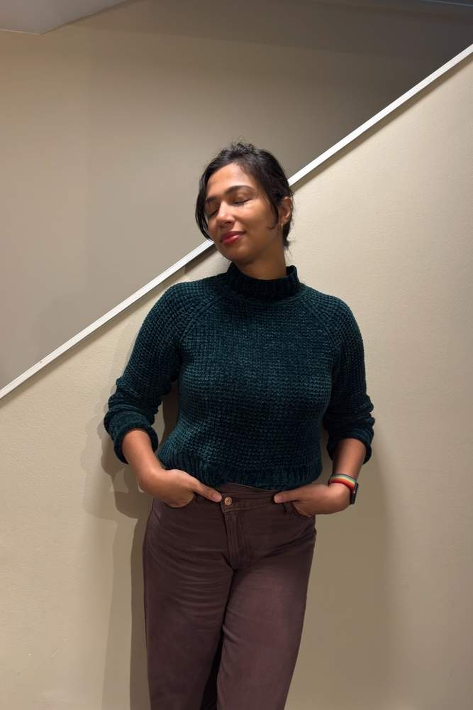 evelinacdj's fit featuring GAP, H&M, Raquel Rosalie, Mejuri | casual, comfortable, ootd, winter, christmas