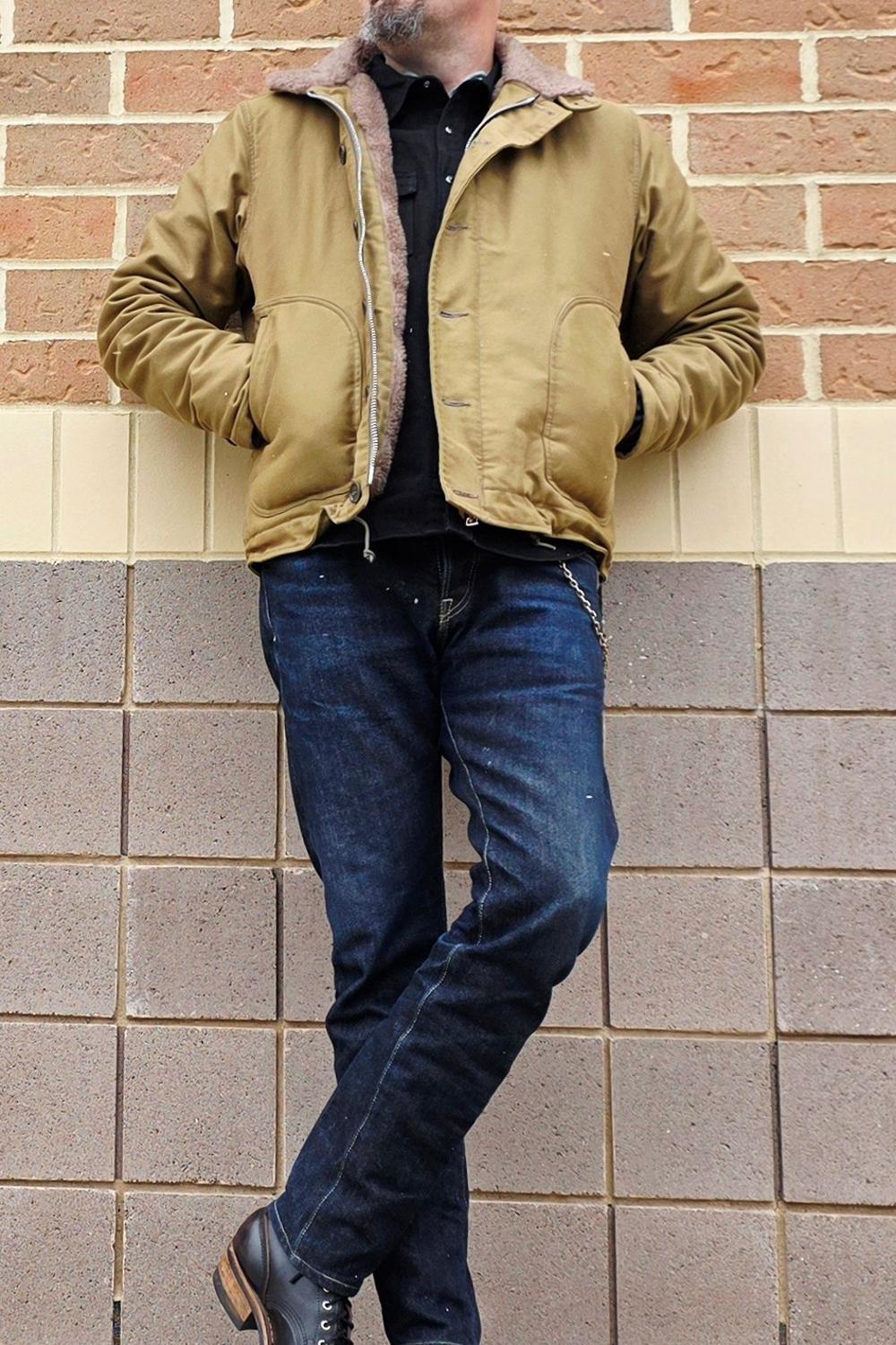 Post featuring 25oz Selvedge Denim Slim Tapered Cut Jeans - Indigo