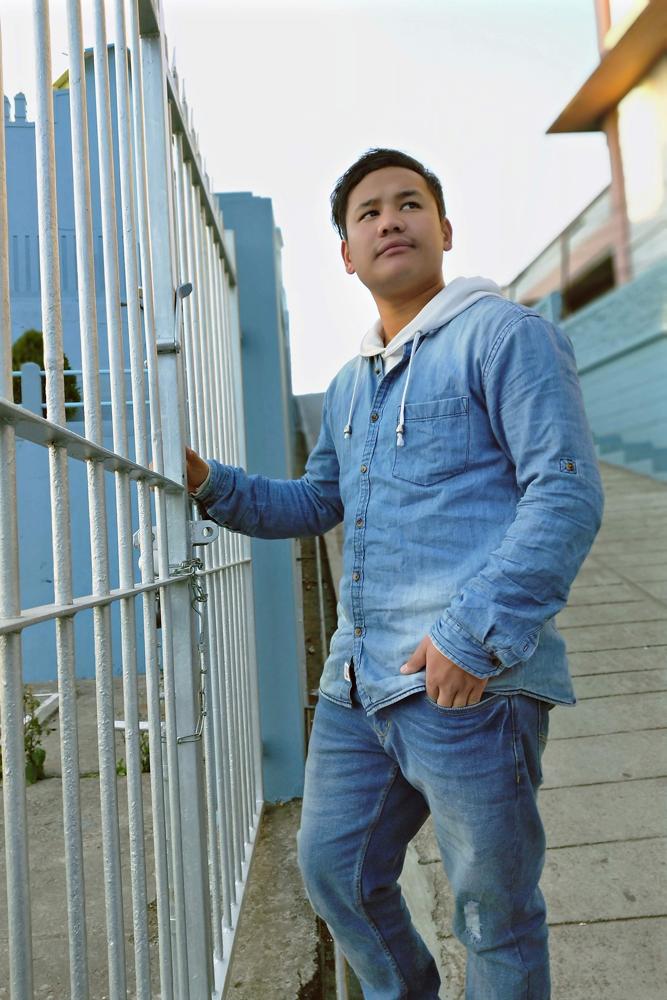 Nephilim's fit featuring Peter England, American Eagle