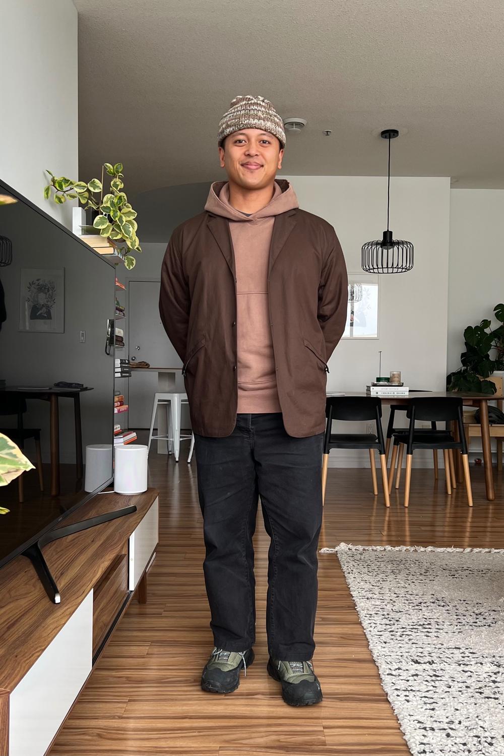 Post featuring SUPER WEIGHTED HOODIE - BLACK
