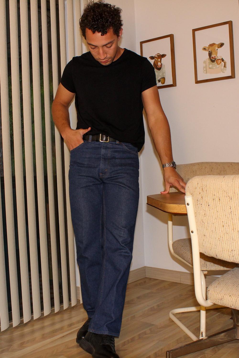 Post featuring Sophie - Black Leather Dress Belt with Gold Square Buckle - Made in Canada