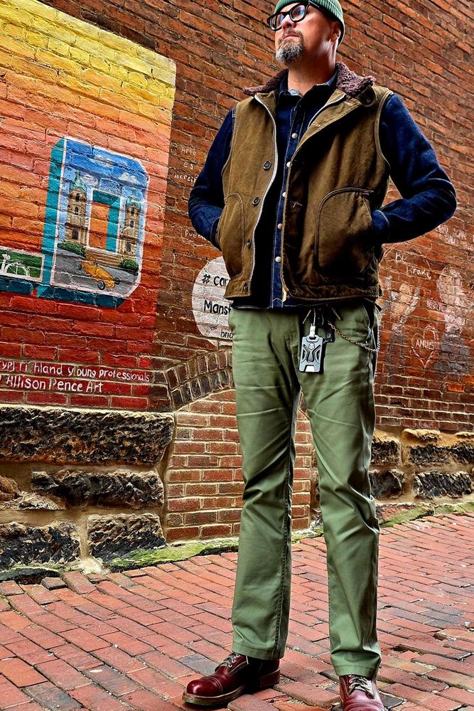 chainstitched's fit featuring ROTOTO, Iron Heart