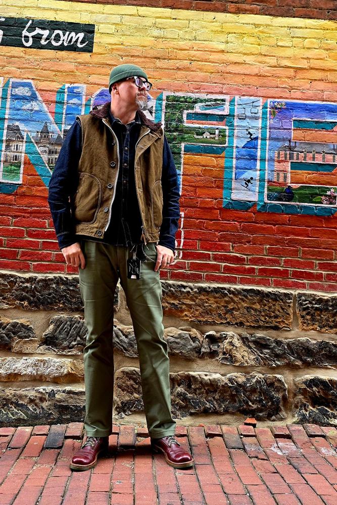 chainstitched's fit featuring ROTOTO, Iron Heart