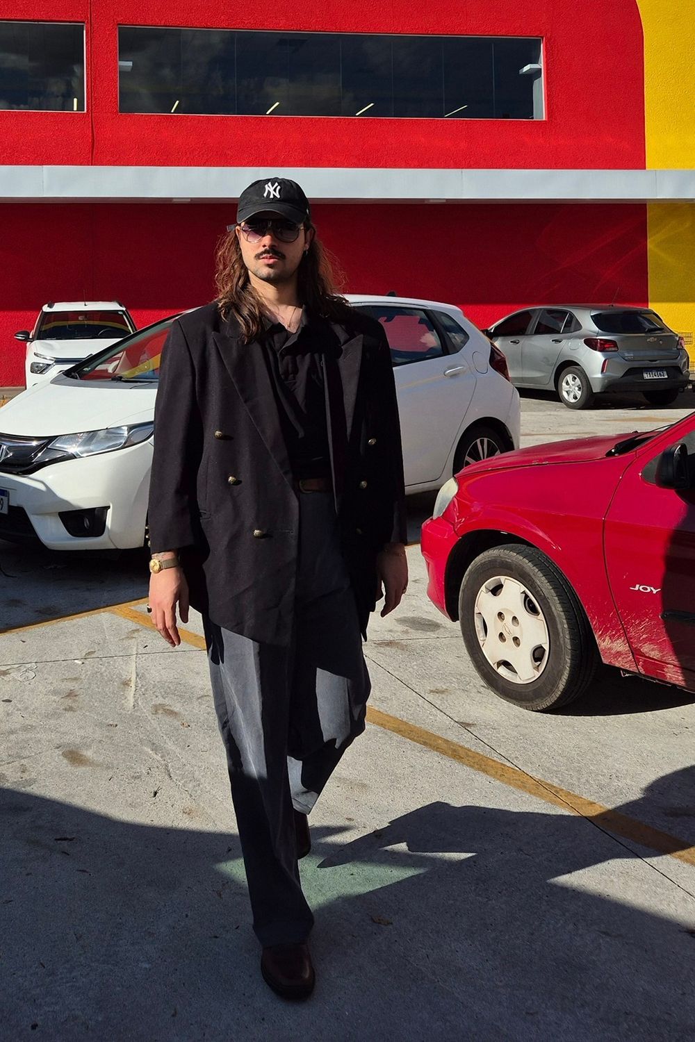 Post featuring Single-Pleat Herringbone Donegal Trousers