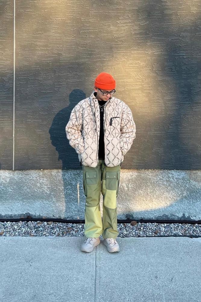 extrarice's fit featuring Kapital, Engineered Garments, Hoka, SHOP NEIGHBOR