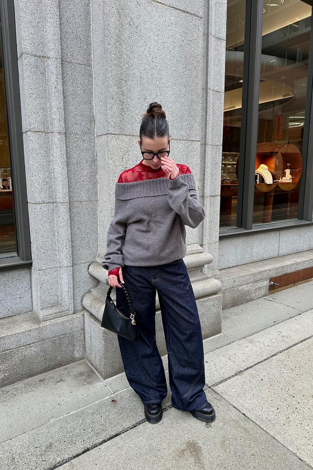 Post featuring Plus Size Denim Zipper Barrel Jeans