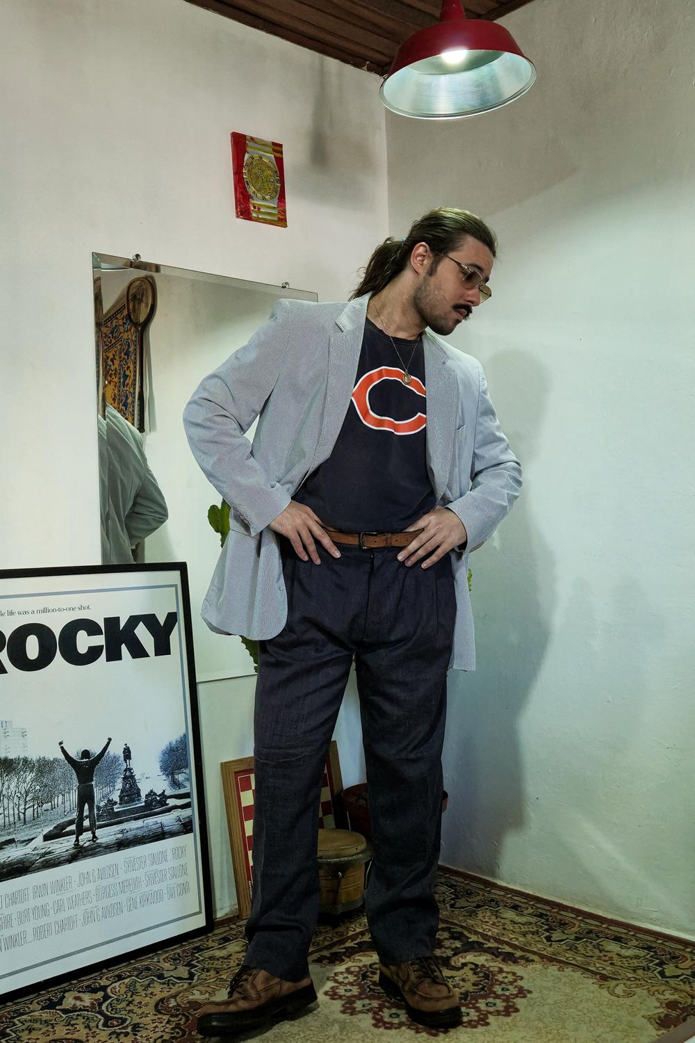 Post featuring Classic Fit Archive-Inspired Seersucker Sport Coat in Cotton