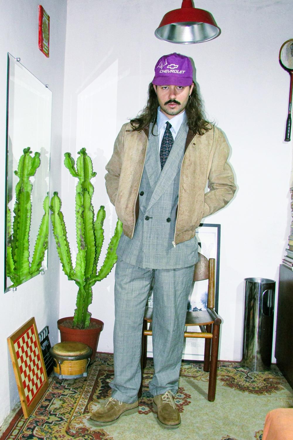 Post featuring Classic Fit Double-Breasted Wool Pinstripe 1818 Suit