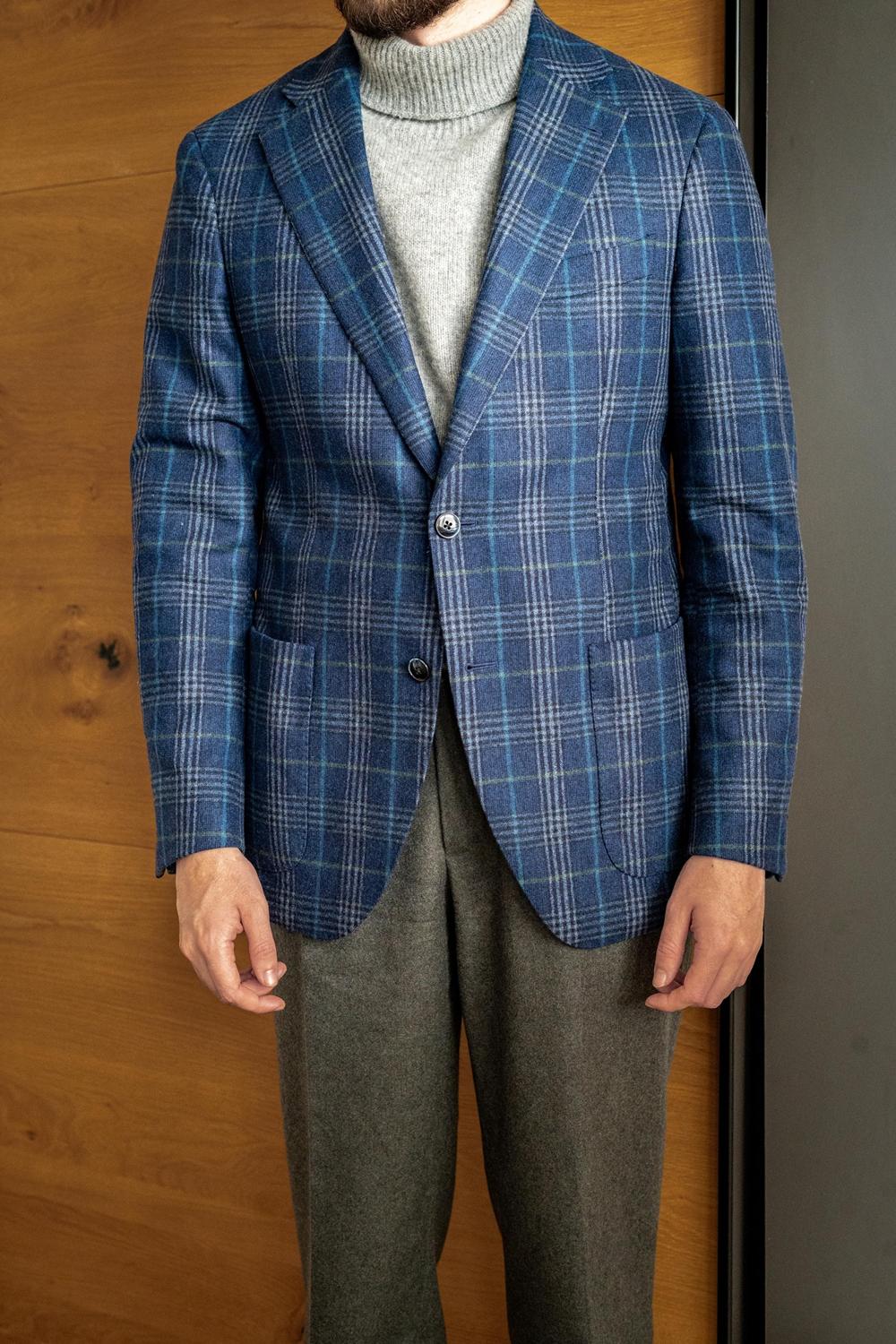 Post featuring Lambswool Roll Neck Sweater - Navy