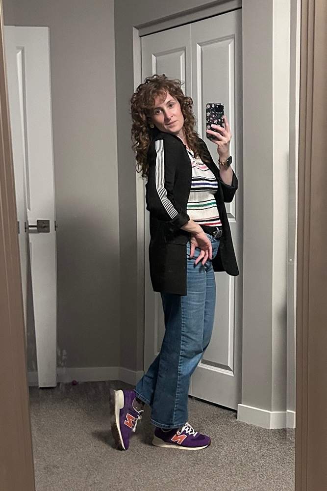 DaniTrics's fit featuring Banana Republic Factory, ASOS, GAP, New Balance