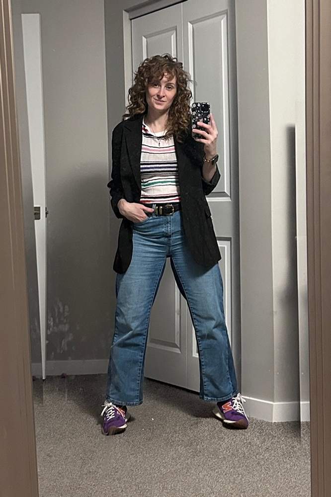 DaniTrics's fit featuring Banana Republic Factory, ASOS, GAP, New Balance