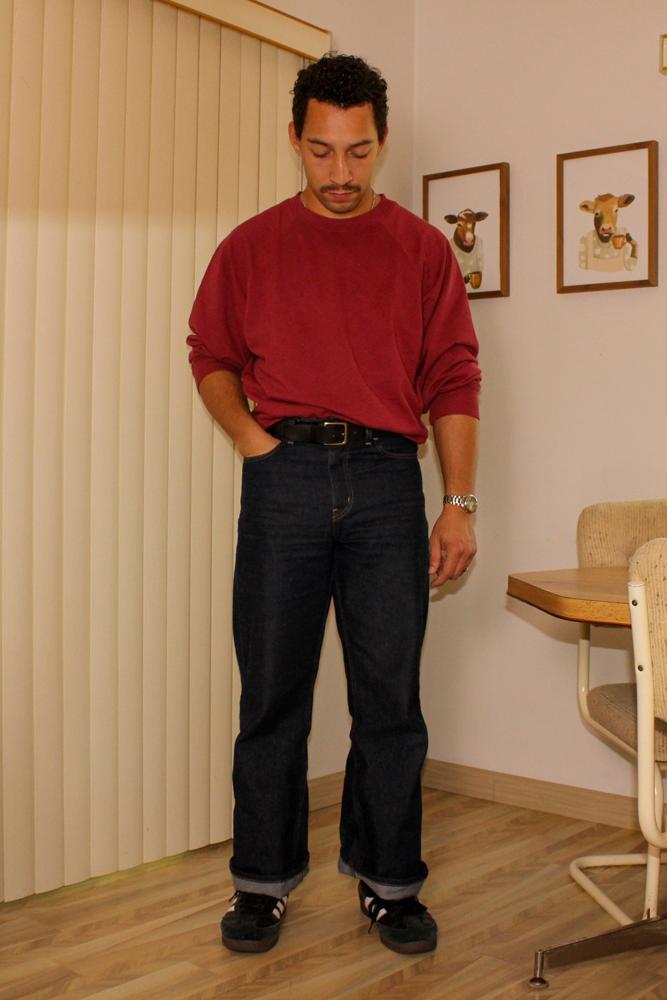 Retrodadcore's fit featuring Old Navy, Poolhousenewyork, NAB leather, Adidas