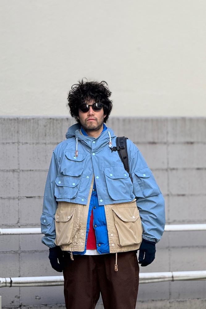 Kazma's fit featuring Engineered Garments, BEAMS PLUS