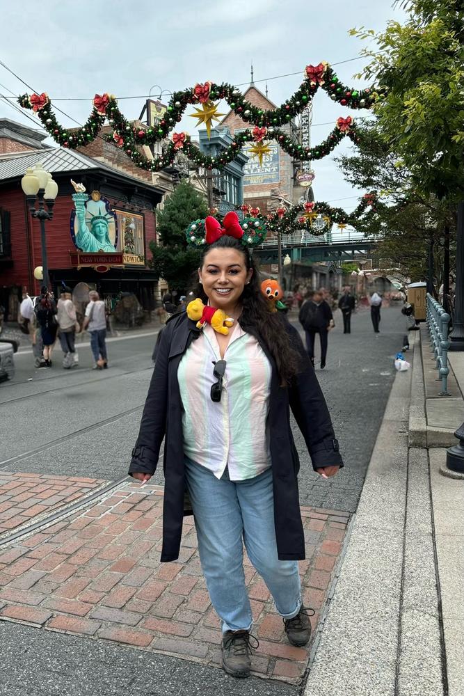 snugglebunbun's fit featuring Prada, Burberry, Louis Vuitton, Free People, Salomon | burberry, buttondown, christmas, disney, disneysea, jeans, louisvuitton, tokyo, trenchcoats