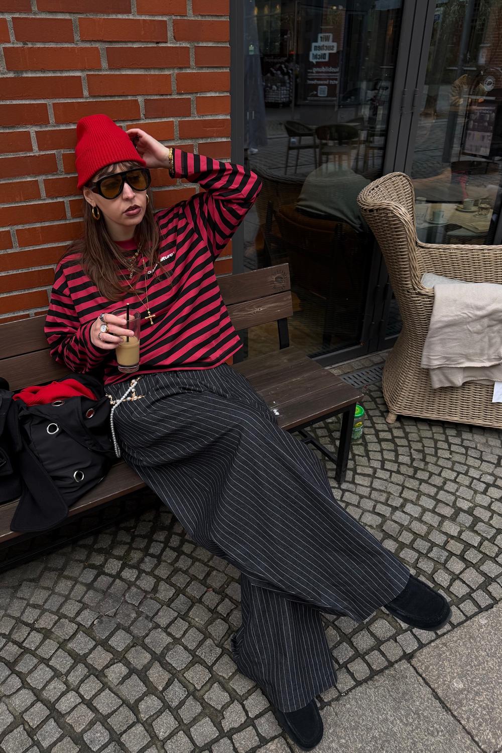Post featuring PARDON ME LONGSLEEVE BLACK & RED