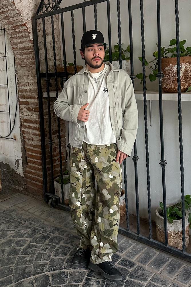 serrafx's fit featuring Dead atlantic, Stussy | streetwear, fashion, camo, inspo, style, urban, minimal, men, boots, caps, aesthetic, jacket, minimalistic
