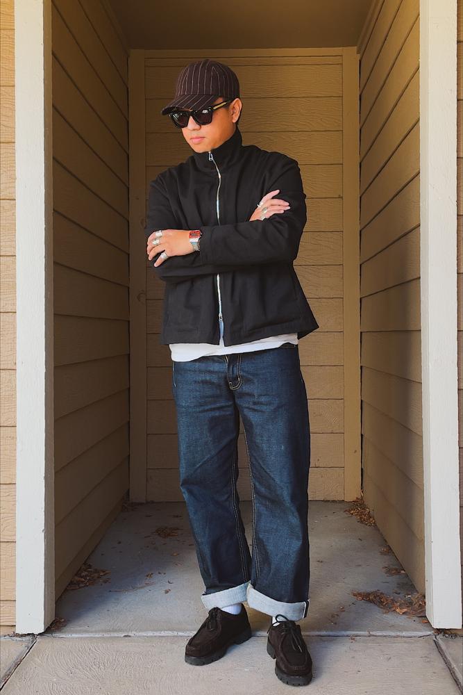 hotchata's fit featuring G.H. Bass & Co., MAN-TLE, Uniform Bridge, Jacques Marie Mage, Ven. Space, Lady White Co.