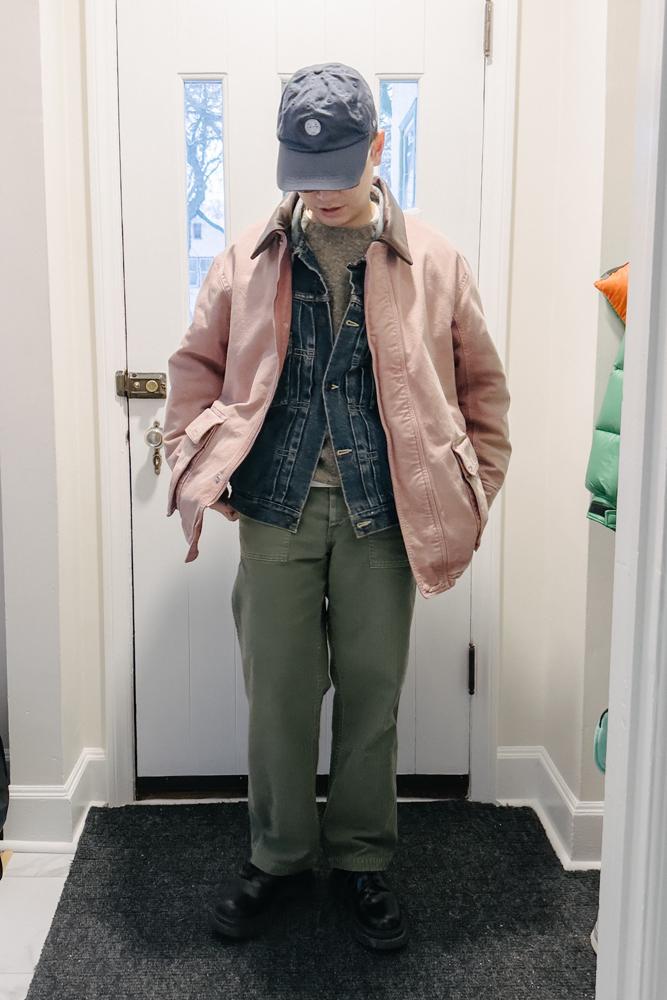 extrarice's fit featuring Auralee, Visvim, orSlow, Prada