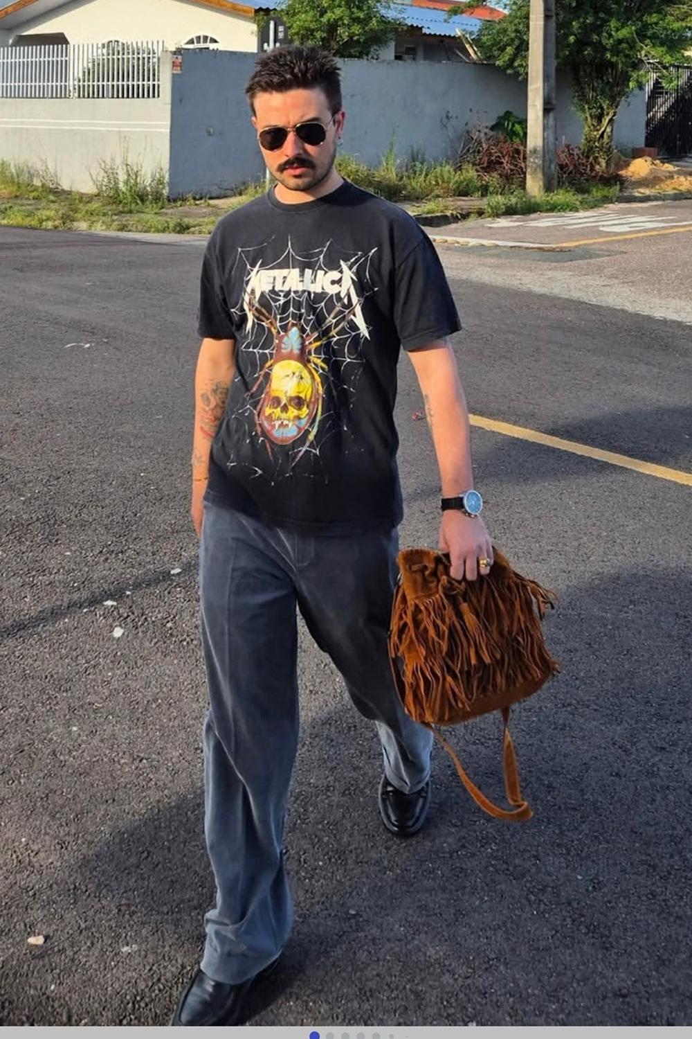 Post featuring Single-Pleat Herringbone Donegal Trousers