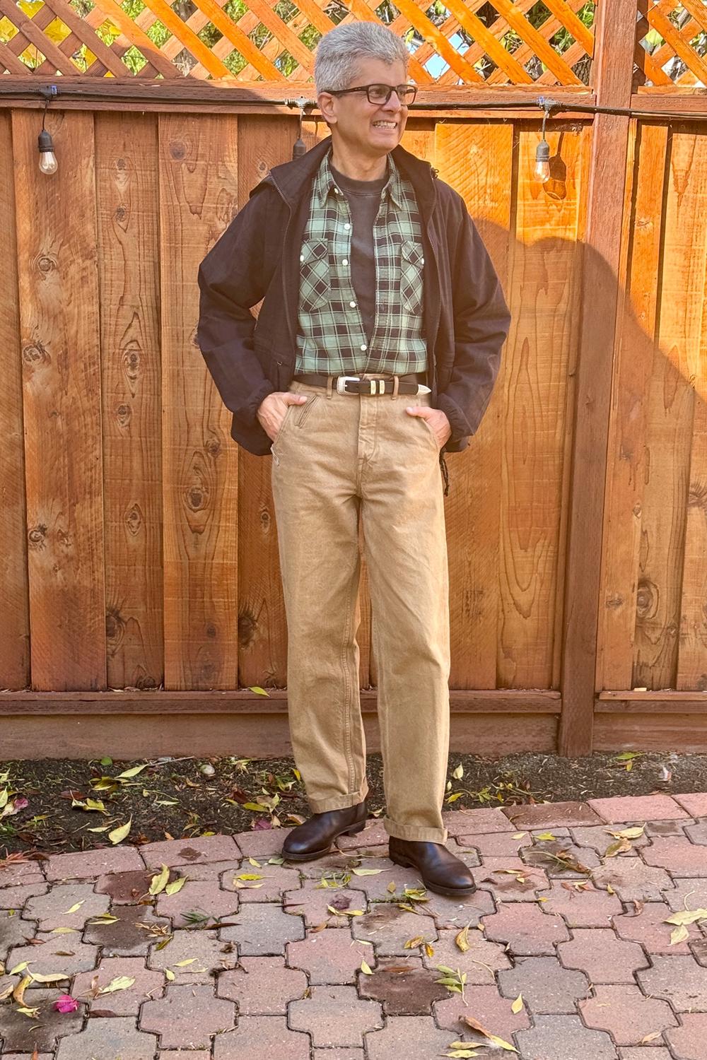 Post featuring SJ48CP ヘビーチノワイドトラウザーズ